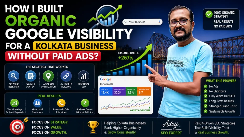 Organic SEO Growth for Kolkata Businesses